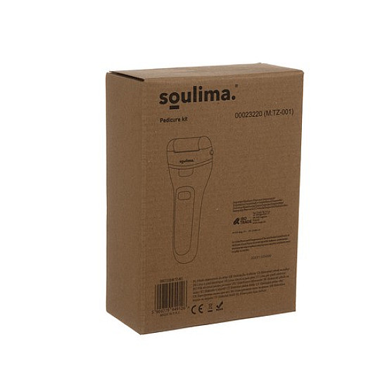 Електрическа Пила за Крака Soulima 23220 с 6 Глави с Регулируема Скорост, Компактна и Лека, Професионална Грижа за Вашите Крака | Уреди за красота